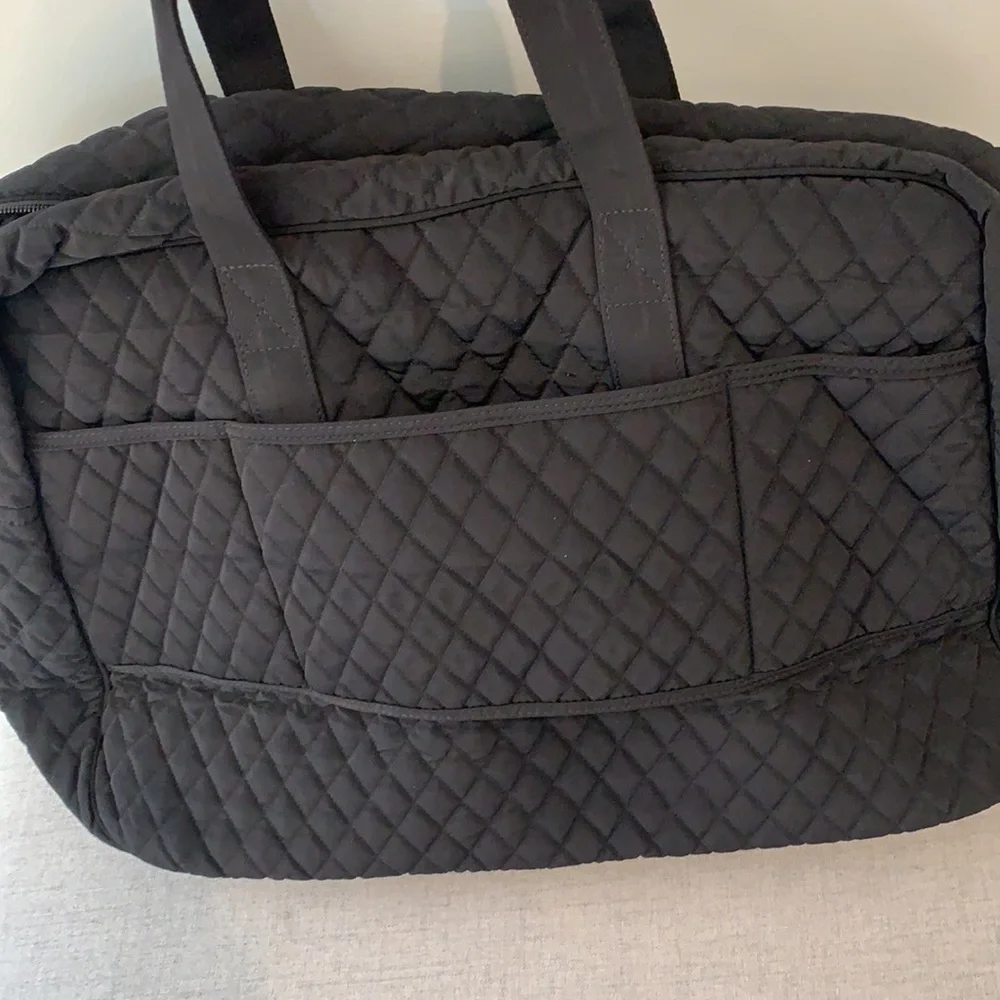 Nwt vera bradley grand traveler duffel bag classic black - Picture 7 of 11